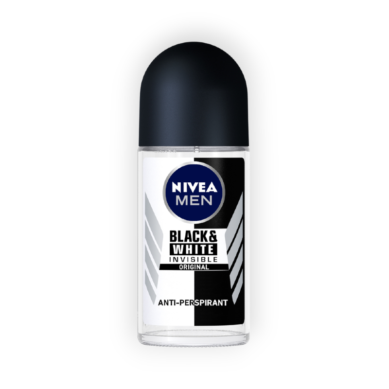 NIVEA ROLL ON INVISIBLE BLACK &WHITE CLEAN FOR MEN