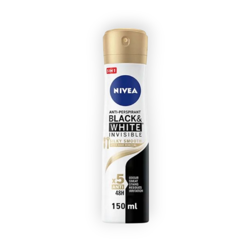 NIVEA SPRAY MEN BLACK & WHITE 150ML