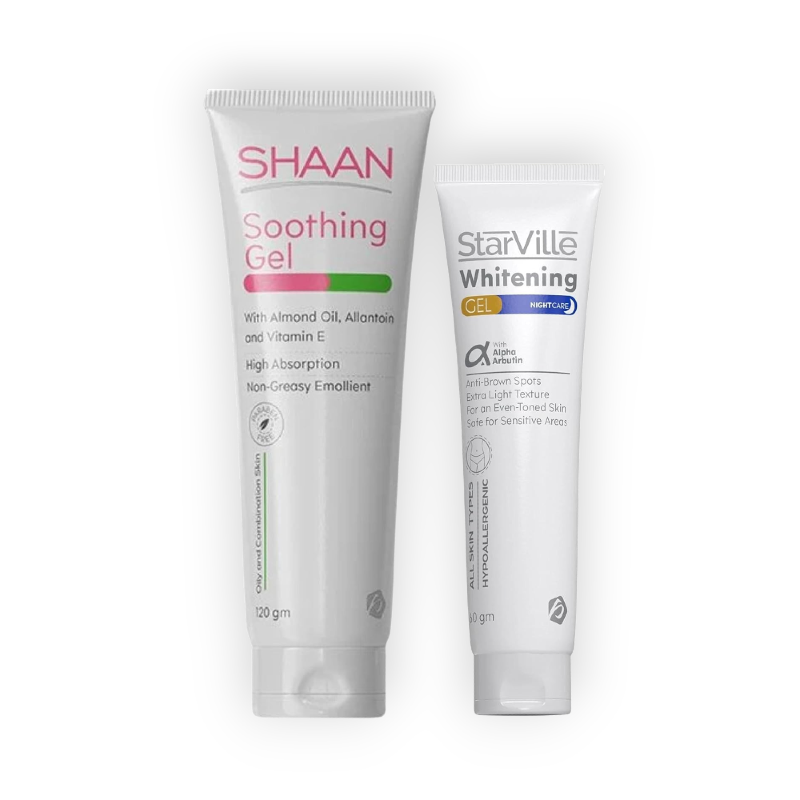 SHAAN SOOTHIG GEL 120ML+STARVILLE FACIAL CLEANSER