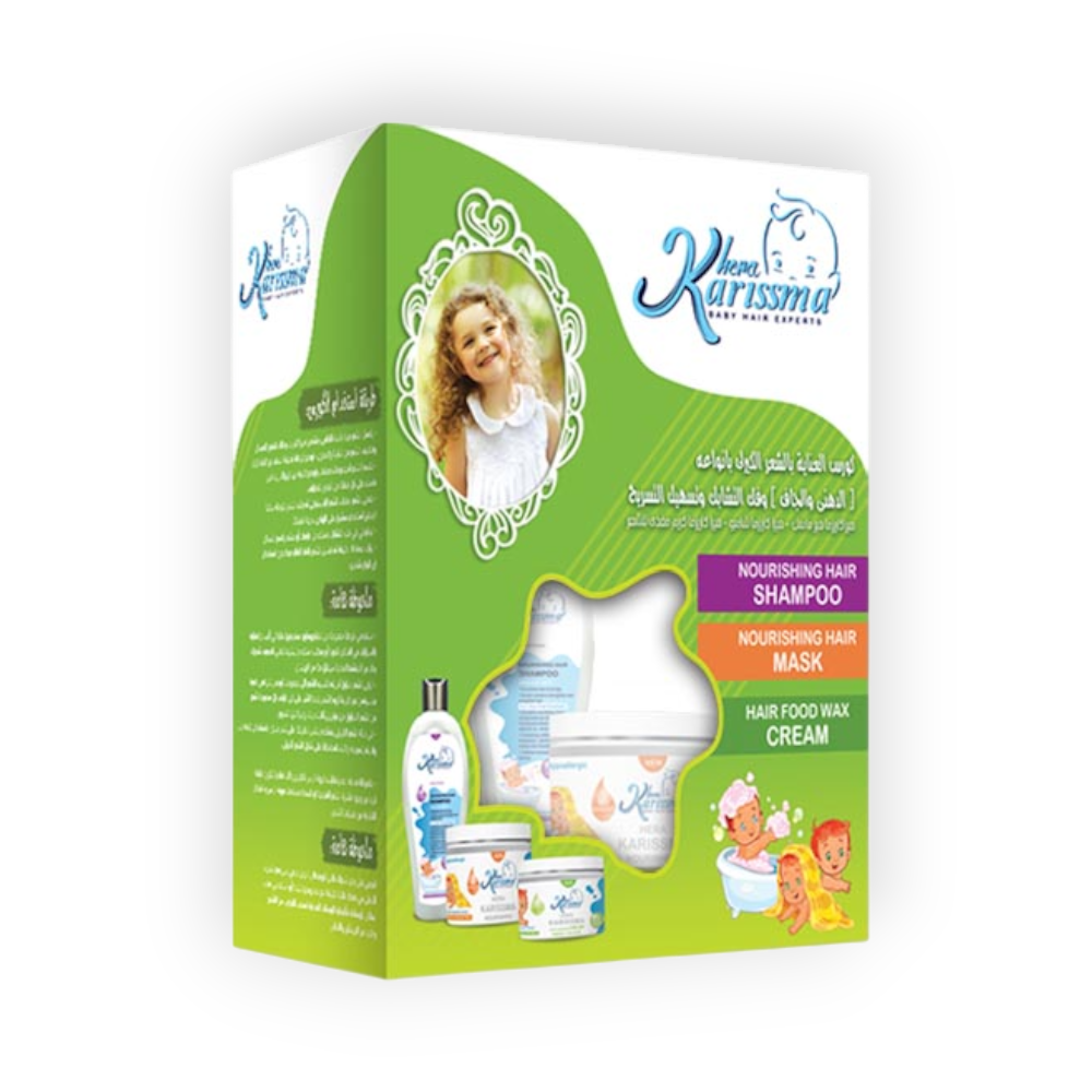 KARISSMA CORSE GREEN SHAMPOO 250ML & MASK 250ML &CREAM 125 GM