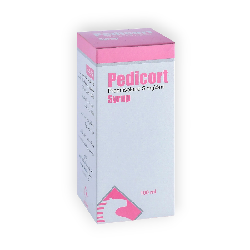 PEDICORT 5 MG / 5 ML SYRUP 100 ML