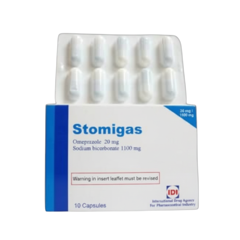 STOMIGAS 20/1100MG 20 CAPSULES