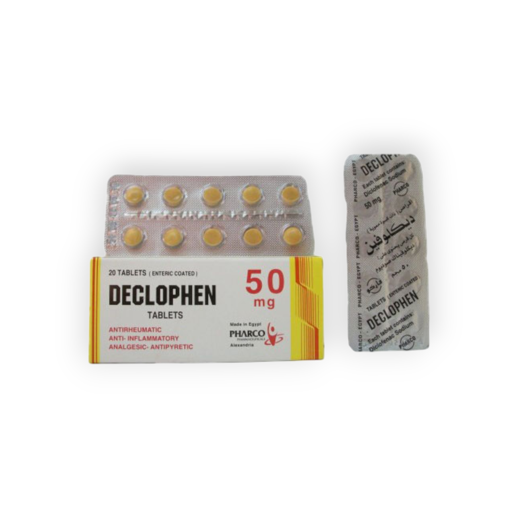 DECLOPHEN 50 MG 20 TAB