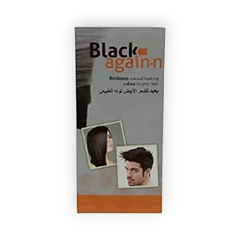 BLACK AGAIN-N COLLOUR TO GREY HAIR CREAM 150 ML