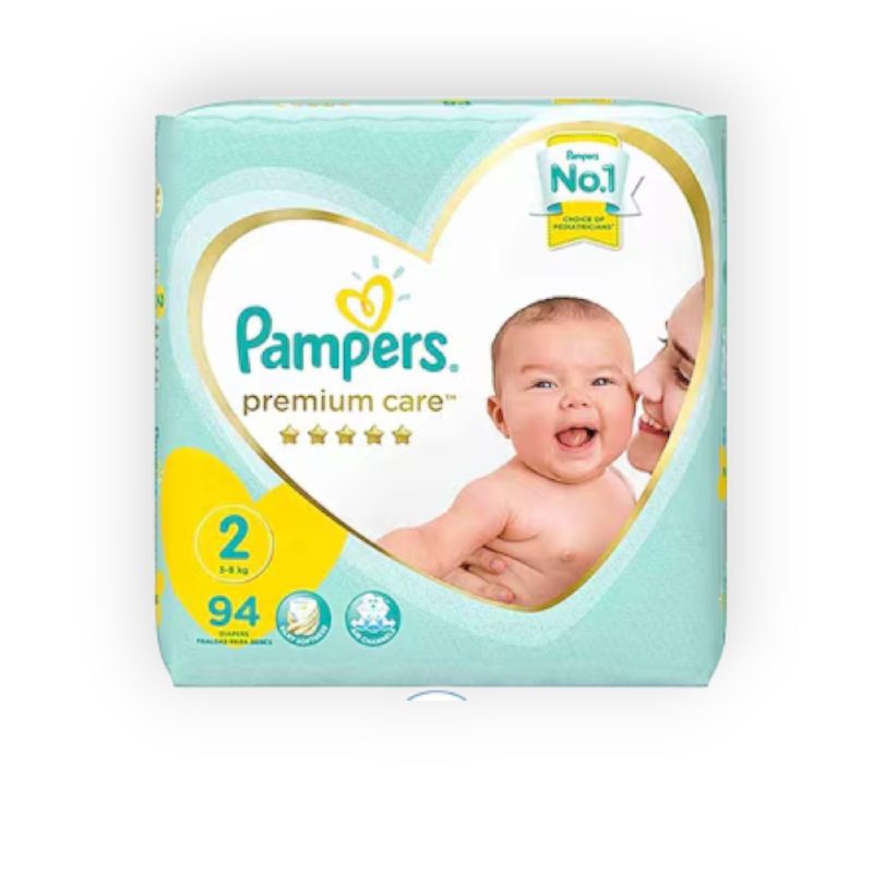 PAMPERS PREMIUM CARE (2) 94  DIAPERPERS