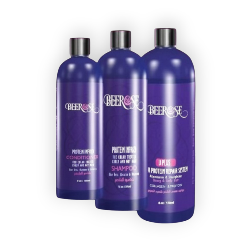 BEEROSE PLUS SH+PROTEIN REPAIR+COND 120ML