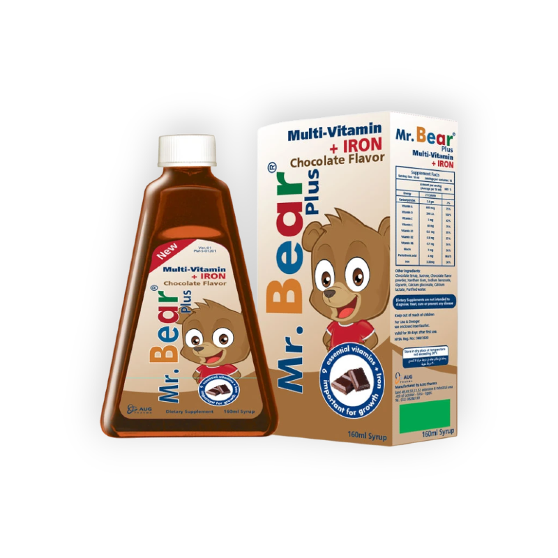 MR BEAR PLUS CHOCO SYRP 160ML