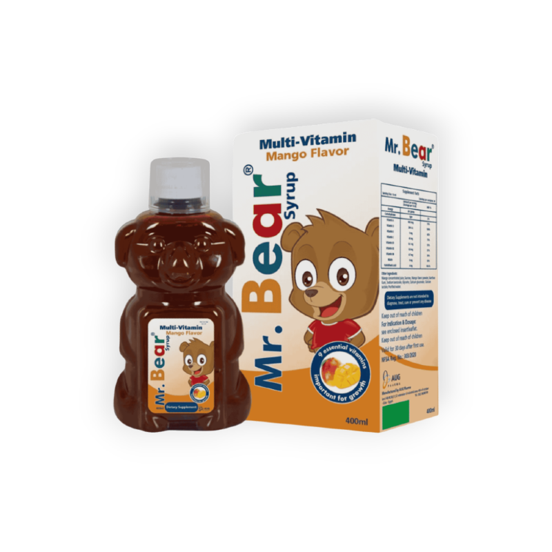 MR BEAR PLUS ORANGE SYRP 400ML