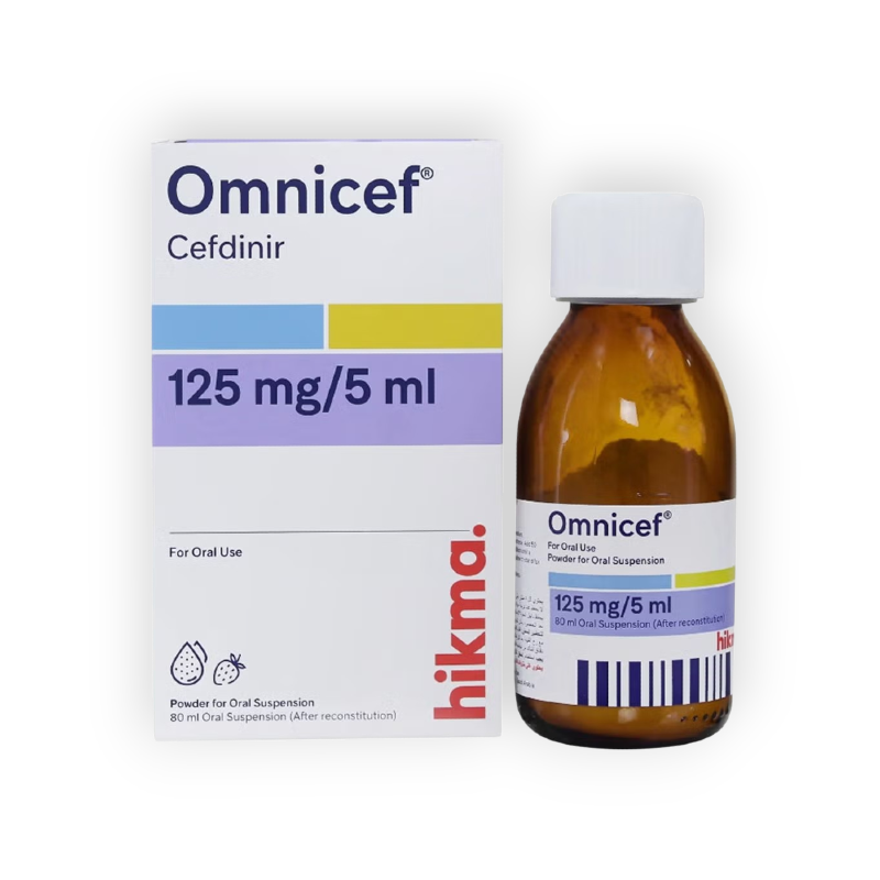 OMNICEF 125 MG/5 ML SYRUP 80 ML