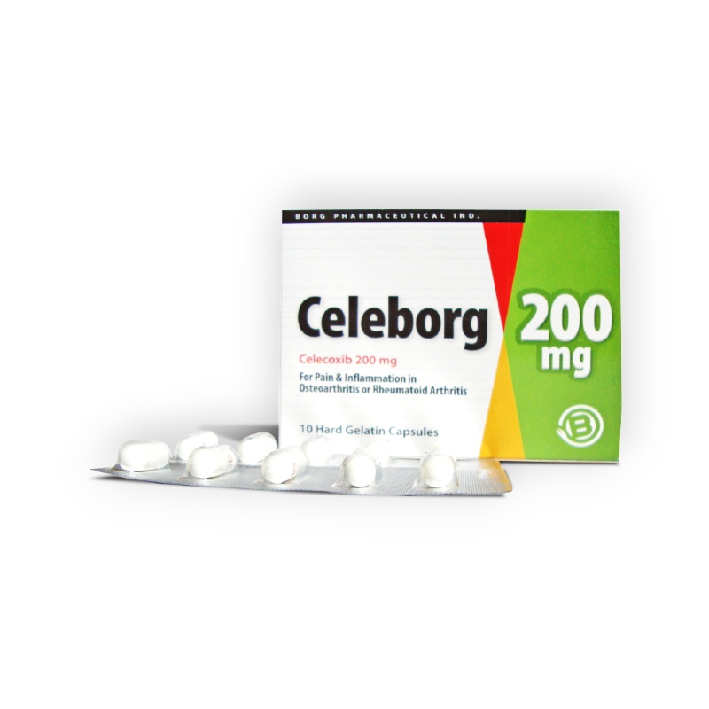 CELEBORG 200 MG 10 CAPSULES