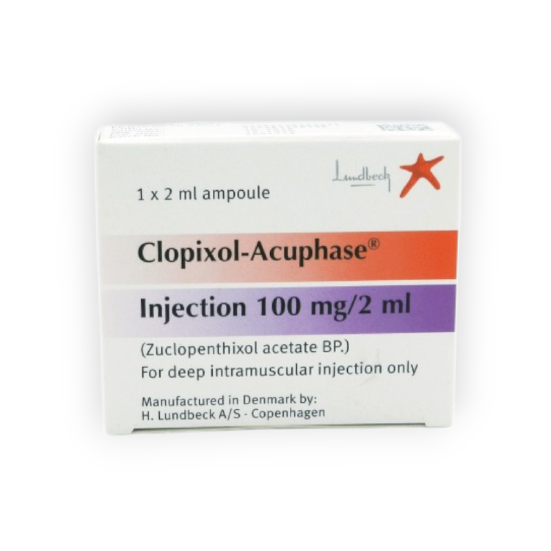 CLOPIXOL-ACUPHASE 100 MG/2 ML 10 AMPULES