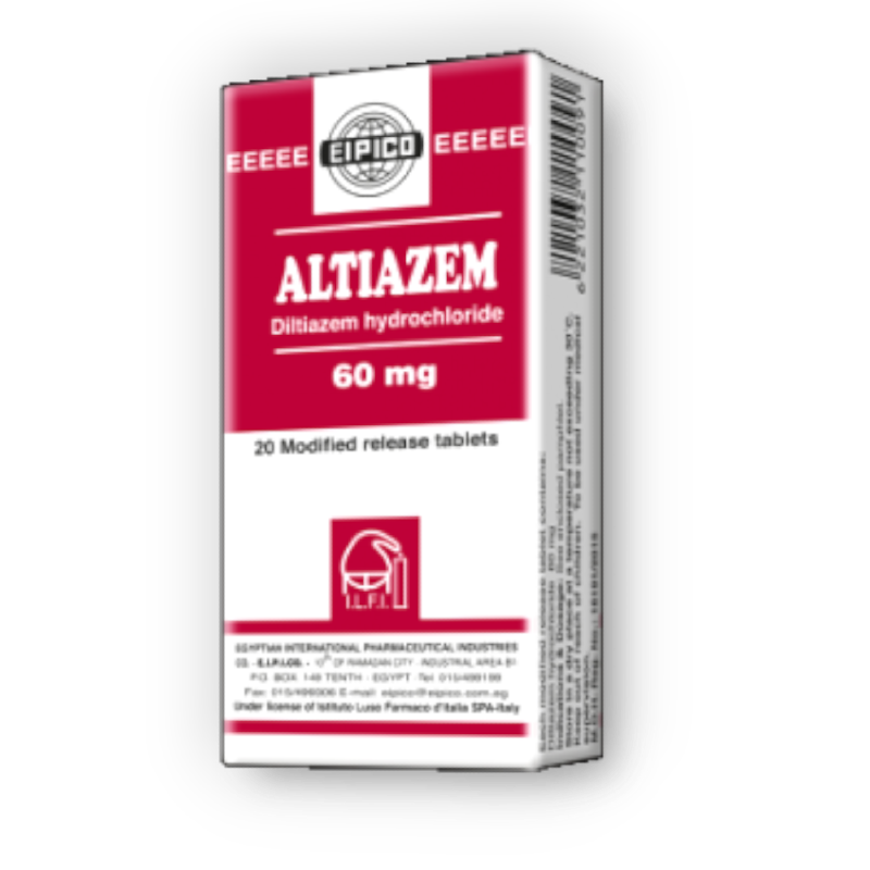 ALTIAZEM 60 MG 20 TABLET