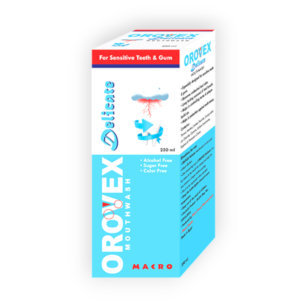 OROVEX DELICATE MOUTH WASH 250 ML