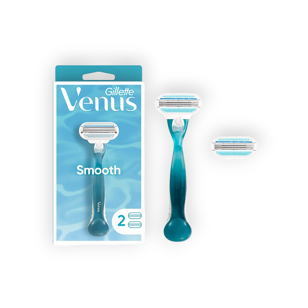 GILLETTE VENUS CLOSE&CLEAN SMOOTH MACHINE+2BLADES