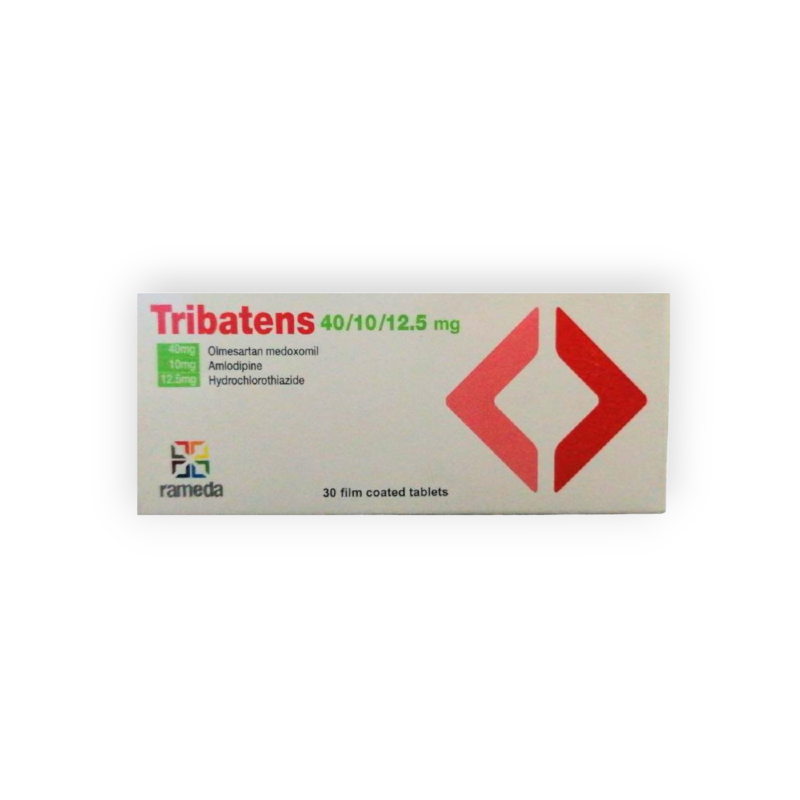 TRIBATENS 40/10/12.5 MG 30 TABLET