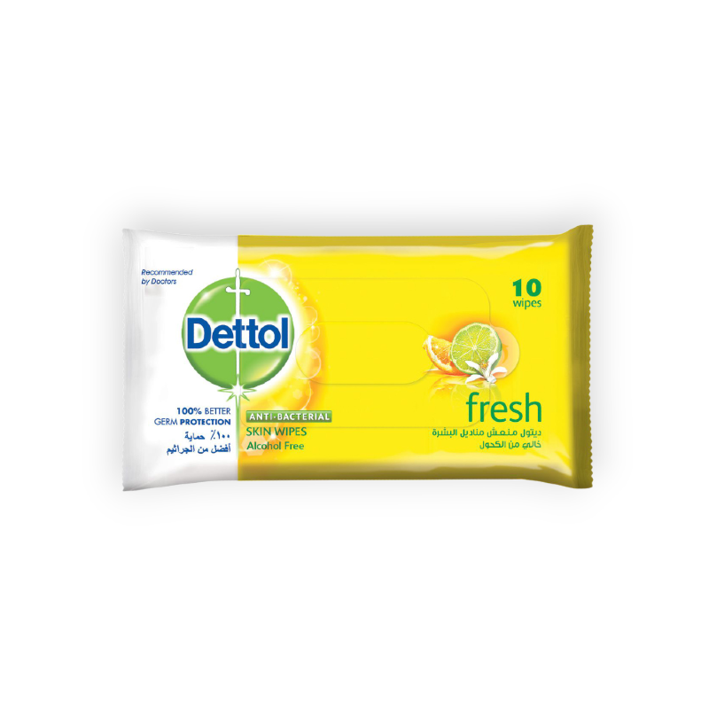 DETTOL WIPES FRESH 10 WIPES