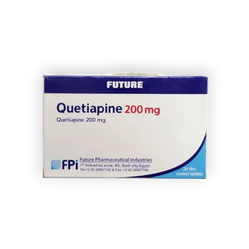 QUETIAPINE 200 MG 30 TABLET