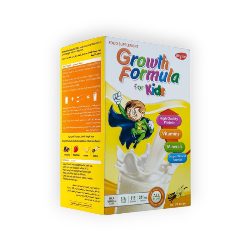 GROWTH FORMULA KIDS VANILLA 400 GM