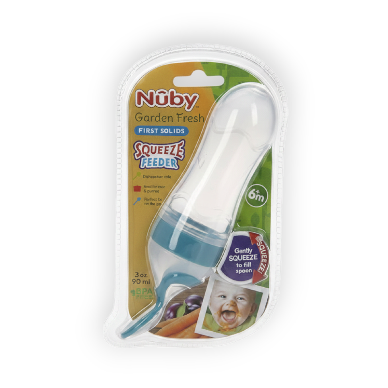 NUBY SQUEEZE FEEDER 40ML+6 MONTH COD5577