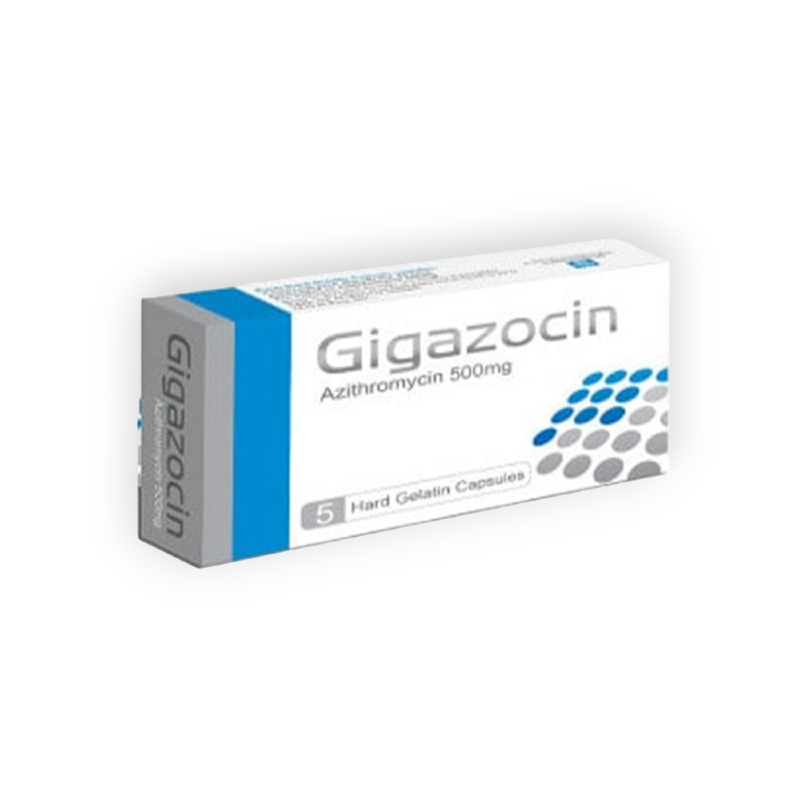 GIGAZOCIN 500 MG 5 CAPSULES