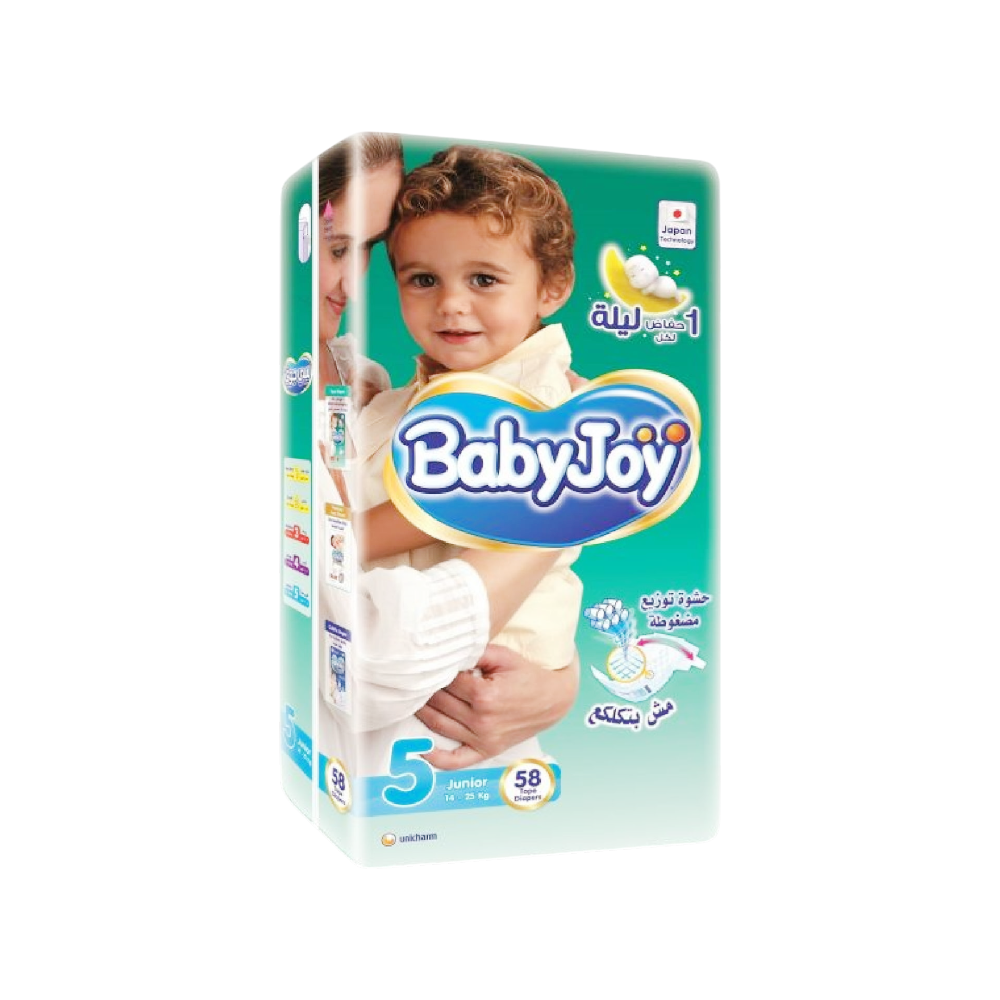 BABYJOY SIZE 5 JUNIOR SUPER STRETCH 58  DIAPERPER