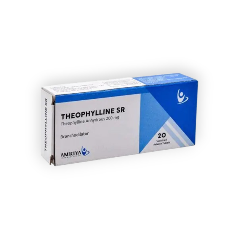 THEOPHYLLINE SR 200 MG 20 TABLET