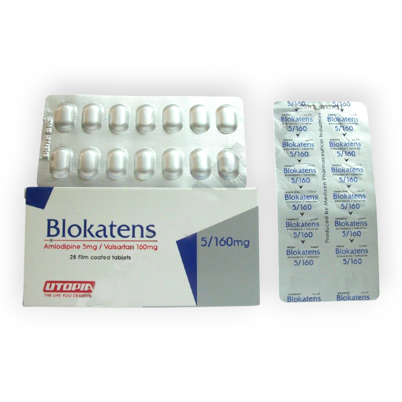 BLOKATENS 5 MG/160 MG 28 TABLET