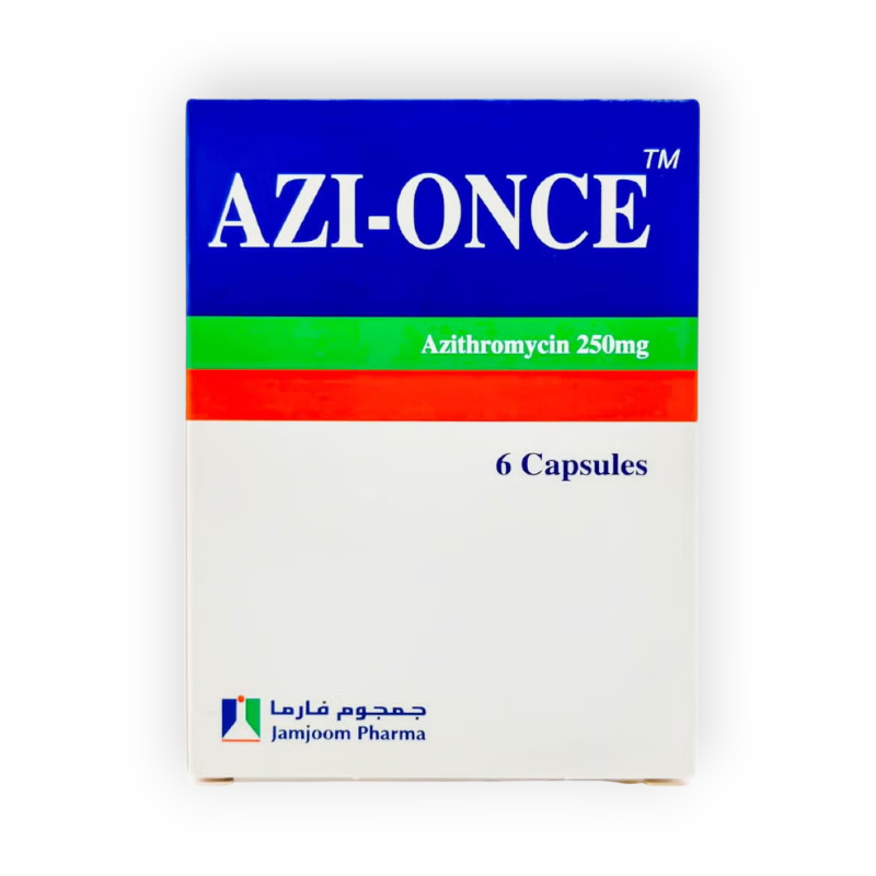 AZI - ONCE  250 MG  6 CAPSULES