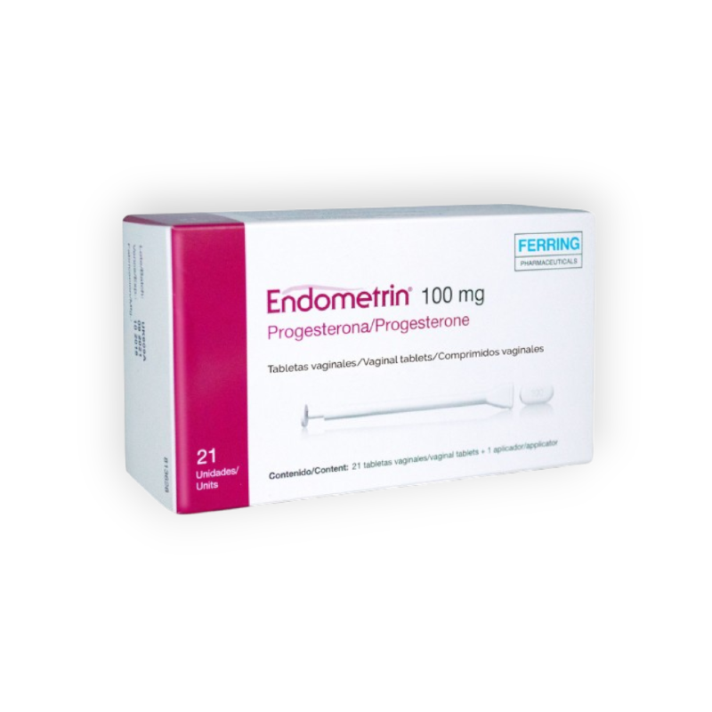 ENDOMETRIN 100 MG 21 VAGINAL TABLET