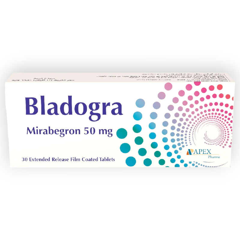 BLADOGRA 50 MG 30 TABLET