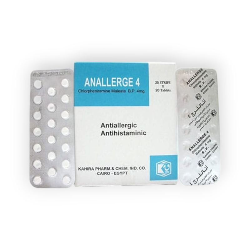 ANALLERGE  4 MG  60 TABLET