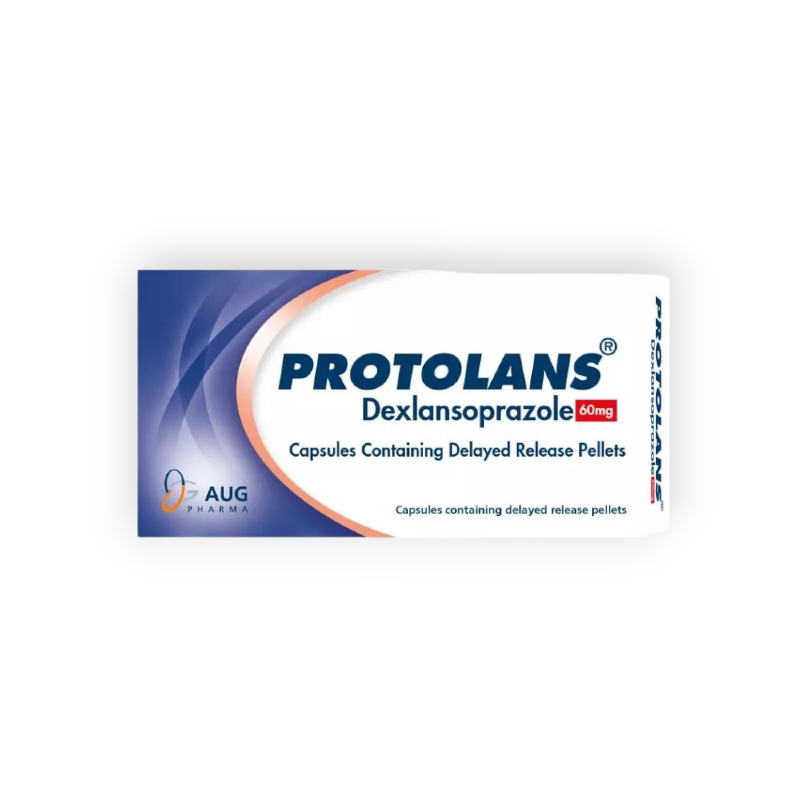 PROTOLANS 60 MG 20 CAPSULES