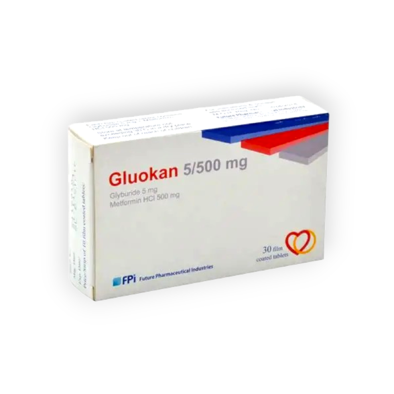 GLUOKAN 5/500 MG 30 TABLET