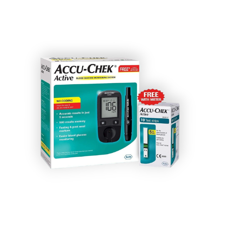 ACCU CHEK ACTIVE TEST STRIPS 50 PIECES