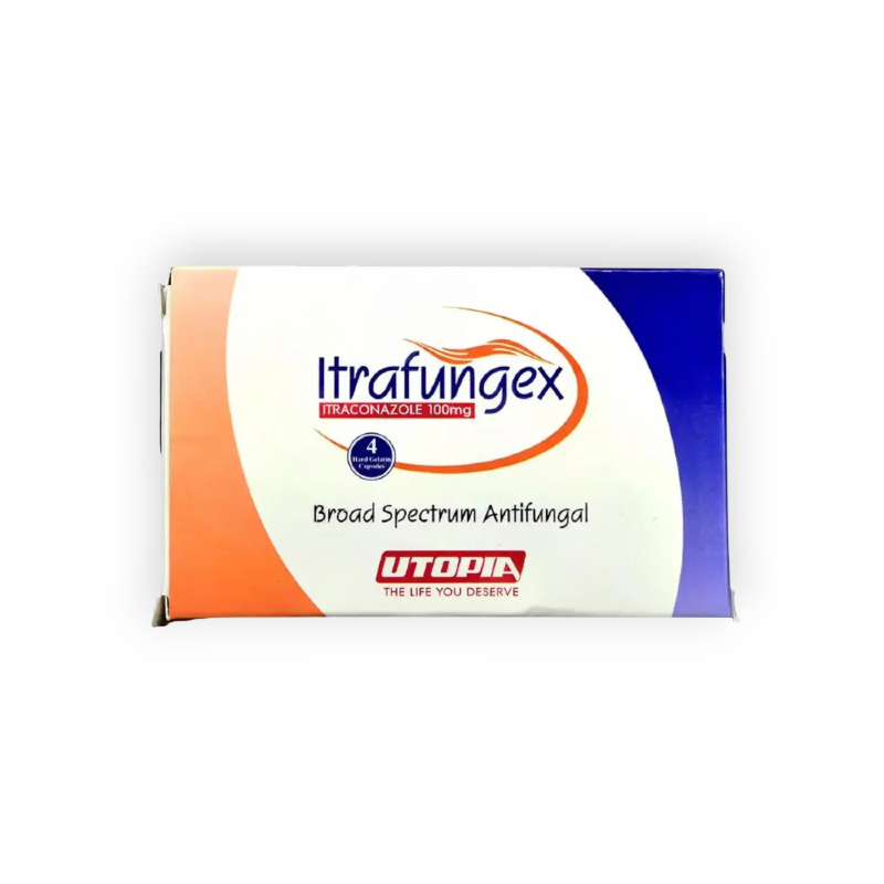 ITRAFUNGEX 100 MG 4 CAPSULES