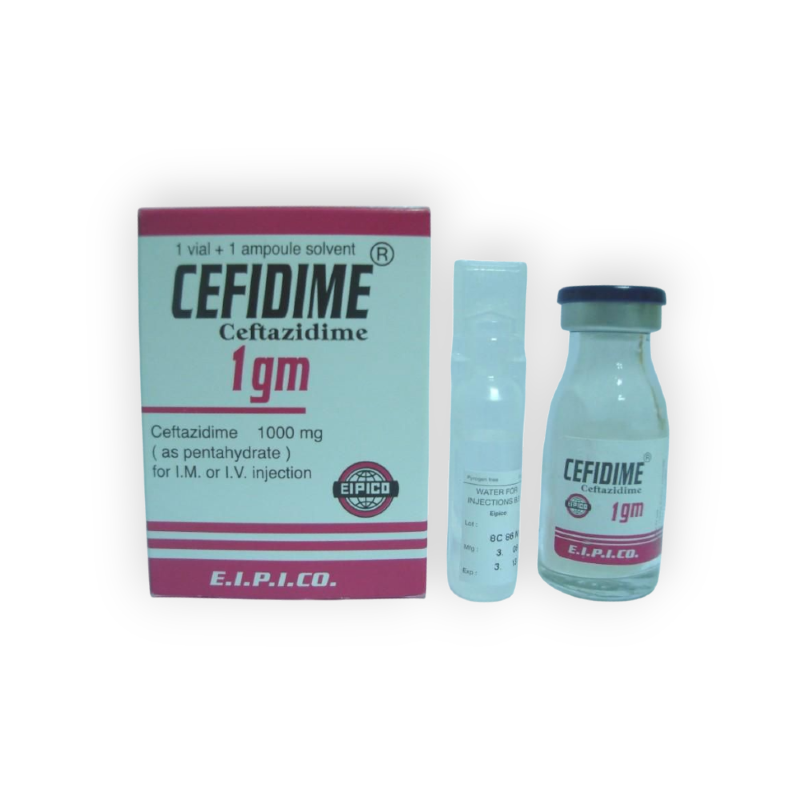 CEFIDIME 1 GM IM / IV  VIAL