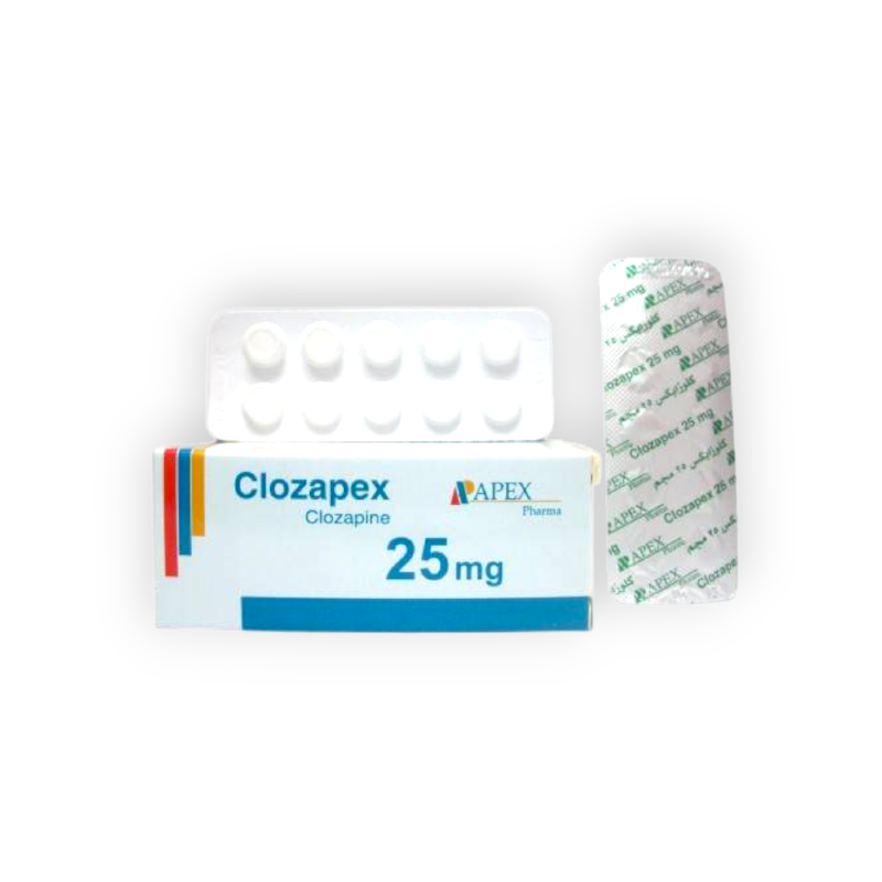 CLOZAPEX 25 MG 50 TABLET