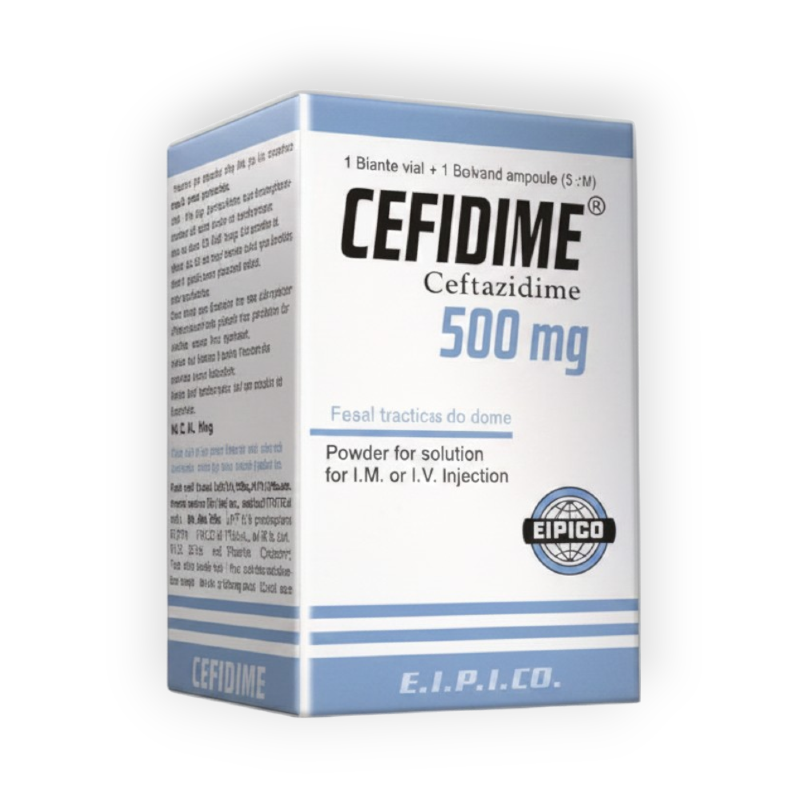 CEFIDIME 500 MG IM / IV VIAL