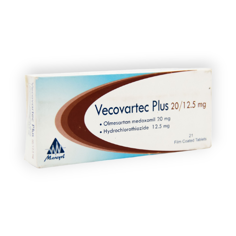 VECOVARTEC PLUS 20/12.5 MG 21 TABLET