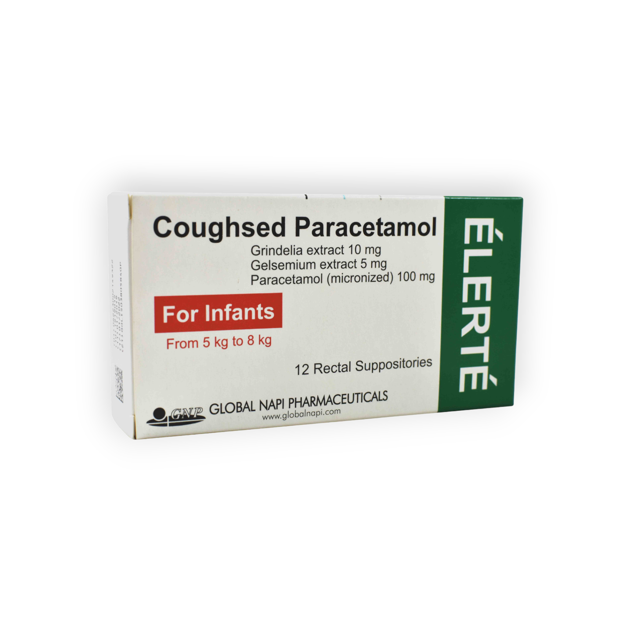 COUGHSED INFANT 12 SUPPSITORIES