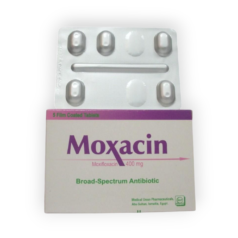 MOXACIN 400 MG 5 TABLET