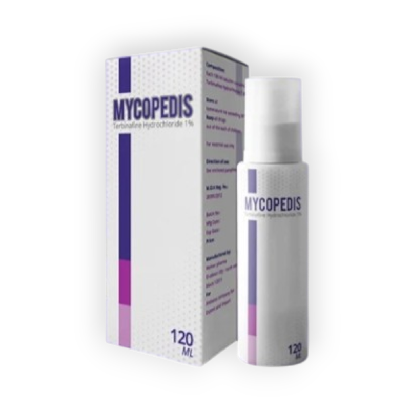 MYCOPEDIS TOPICAL SPRAY 120ML