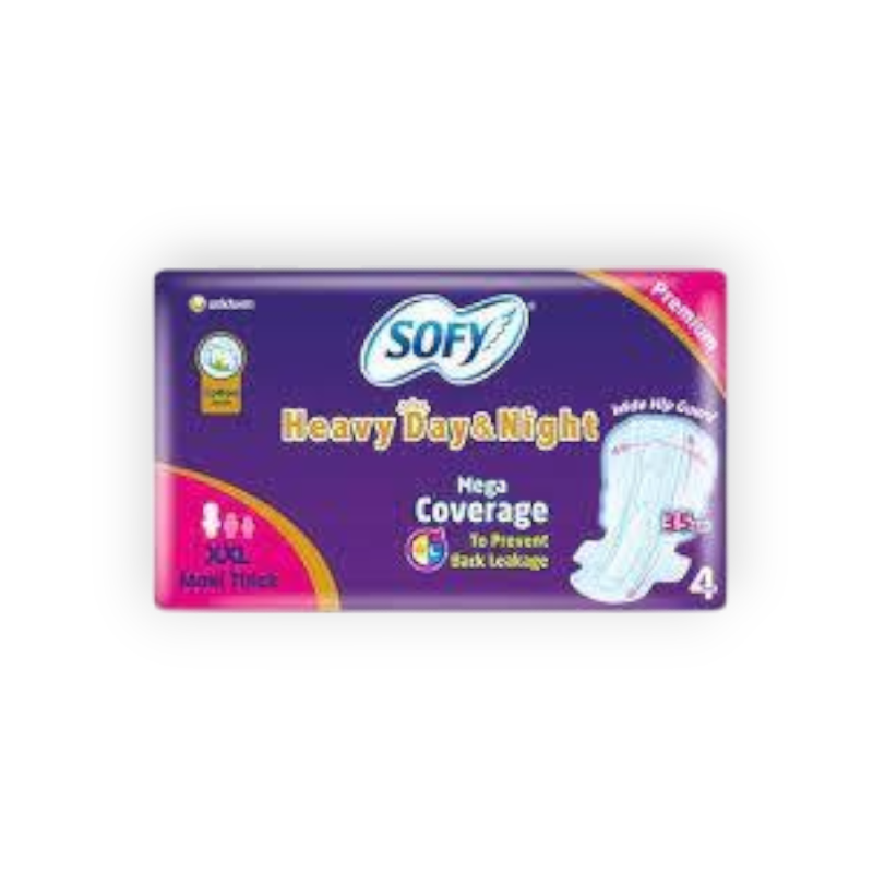 SOFY HEAVY DAY&NIGHT XXL MAXI THICK 35CM 4PADS