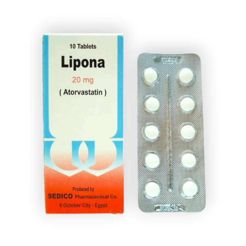 LIPONA 20 MG 10 TABLET