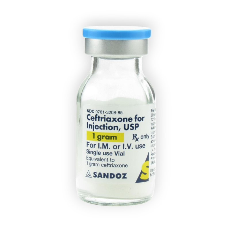 CEFTRIAXON SODIUM 1 GM IM  VIAL