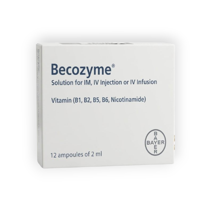 BECOZYME  12 AMPULES  2 ML