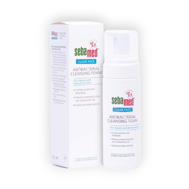 SEBAMED ANTIBACTERIAL CLEANSING FOAM 150 ML