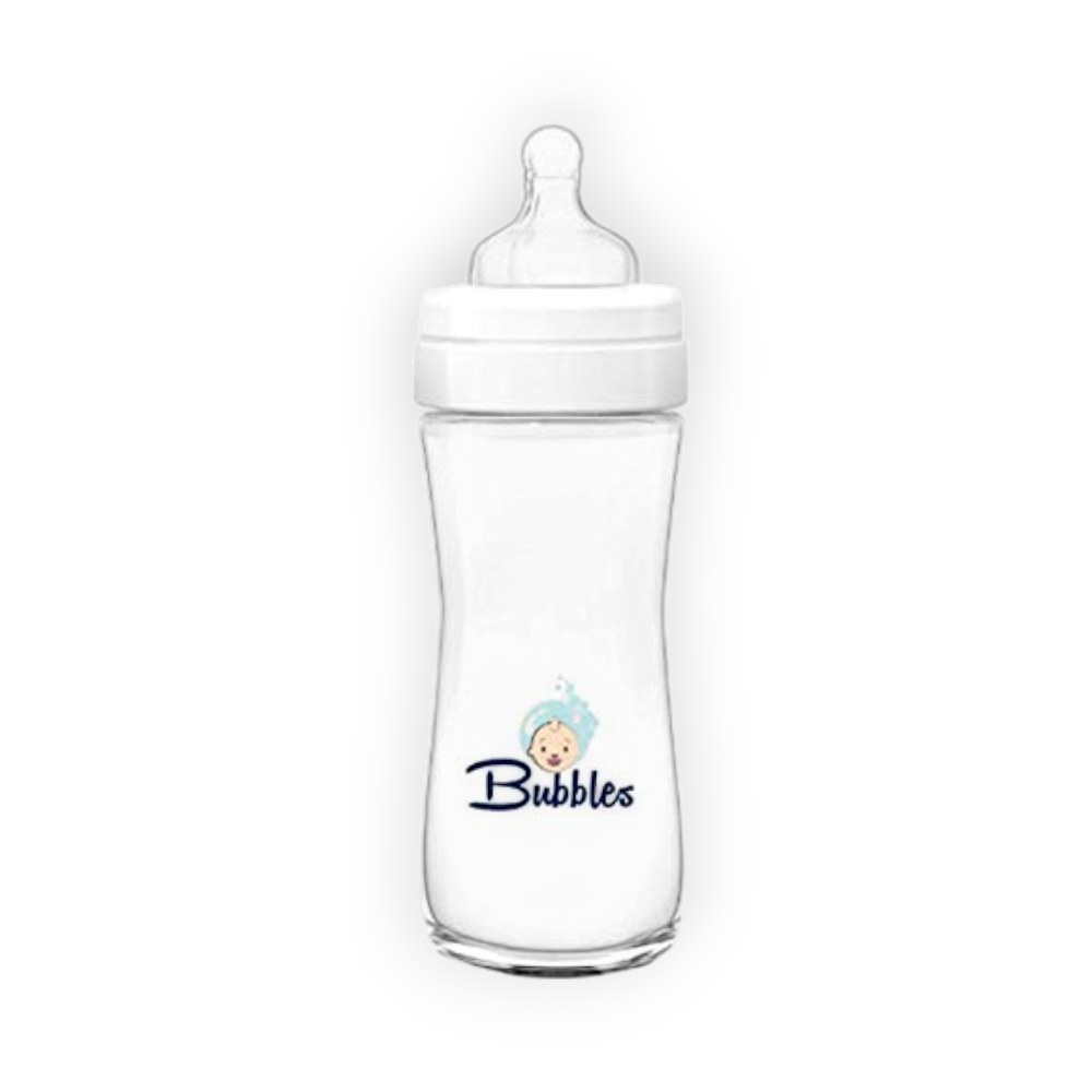 BUbbLES FEEDING BOTTLE CLASSIC  260ML 8034(WHITE)