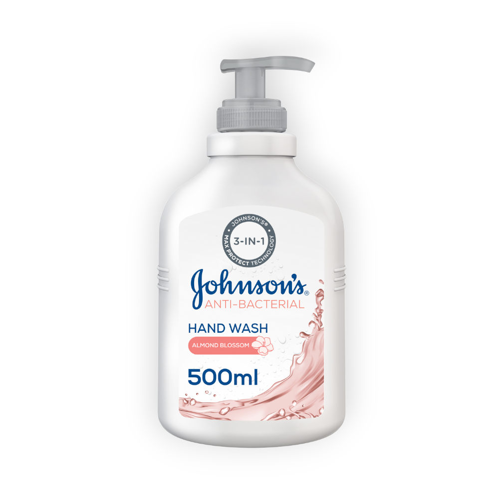 JOHNSONS HAND WASH ANTI-BACT. ALMOND BLOSSOM 500ML